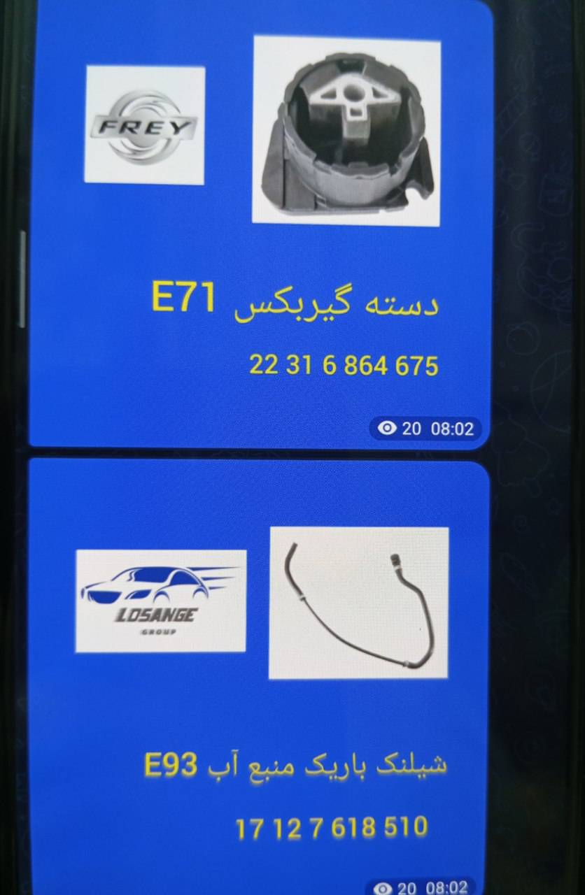 دسته گیربکس BMW E71 کد 22316864675 برند Frey